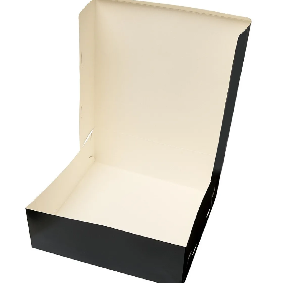 BrandNewCake Taartdoos 30x30x10cm. Zwart 50st* Taartdozen