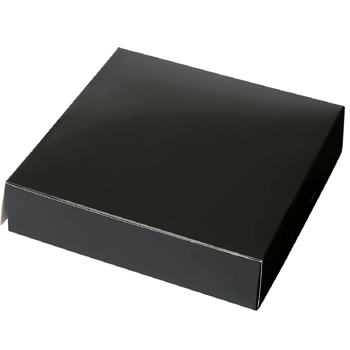 BrandNewCake Taartdoos 19x19x8cm. Zwart 50st* Taartdozen