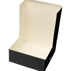 BrandNewCake Taartdoos 21x21x5cm. Zwart 50st* Taartdozen