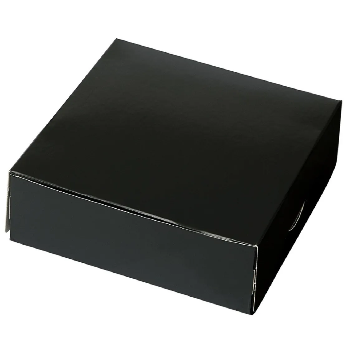 BrandNewCake Taartdoos 15x15x5cm. Zwart 3st* Taartdozen