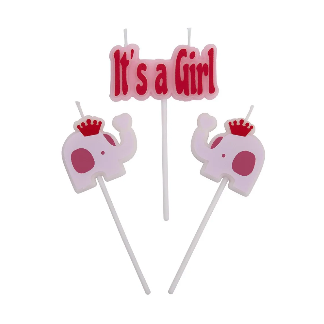 Overig Taartkaarsjes Geboorte It's a Girl*** Kaarsjes En Vuurwerk