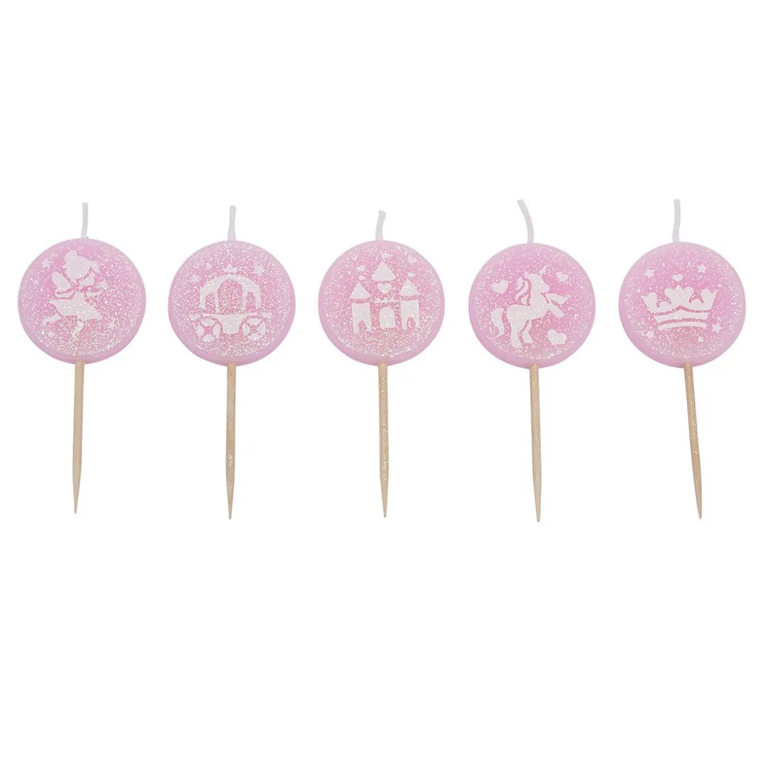 Overig Taartkaarsjes Prinsessen*** Kaarsjes En Vuurwerk