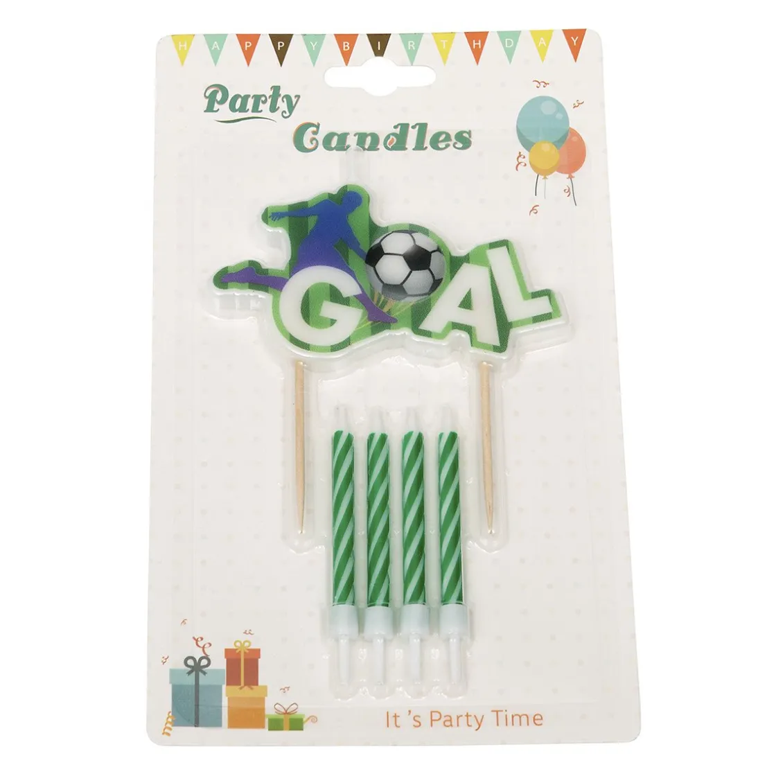 Overig Taartkaarsjes Voetbal & Taartopper Goal* Ijsprikkers|Kaarsjes En Vuurwerk