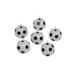 Overig Taartkaarsjes Voetbal 6st.* Kaarsjes En Vuurwerk