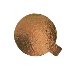 Overig Taartkarton Goud/Zwart met lip Ø8 cm per stuk* Taartkartons En Randen