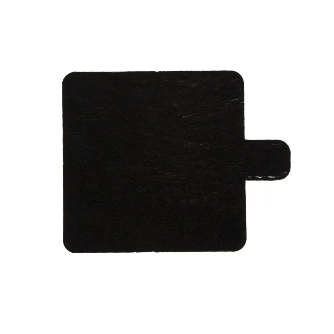 Overig Taartkarton Vierkant Goud/Zwart met lip 8x8cm per stuk* Taartkartons En Randen