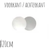 BrandNewCake Taartonderzetter Wit / Zilver Ø20cm 10st.* Taartkartons En Randen