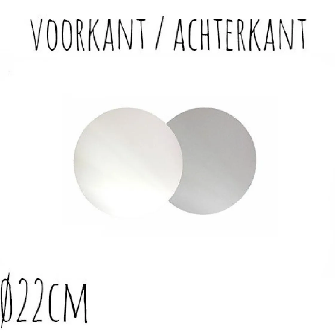 BrandNewCake Taartonderzetter Wit / Zilver Ø22cm 10st.* Taartkartons En Randen
