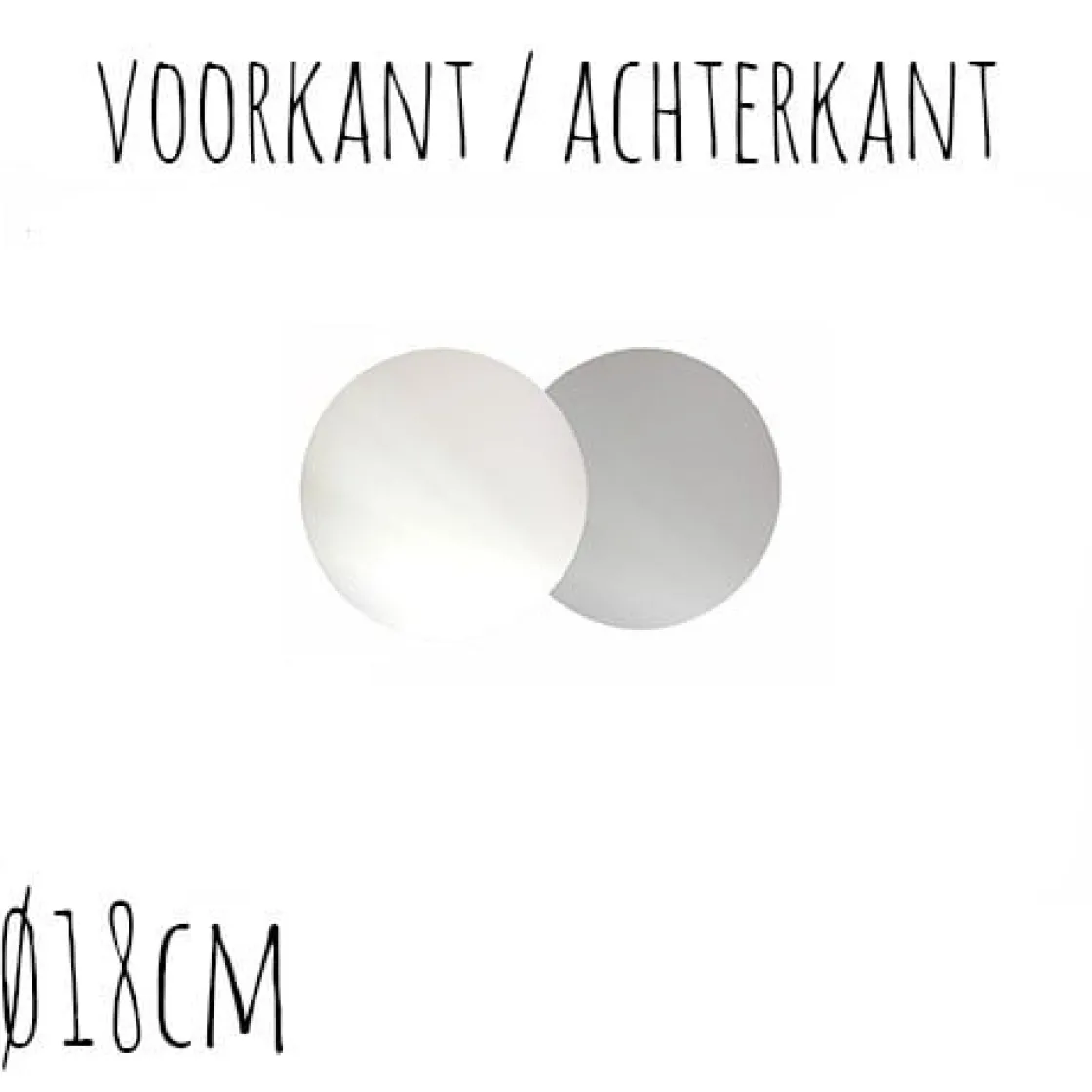 BrandNewCake Taartonderzetter Wit / Zilver Ø18cm 10st.* Taartkartons En Randen