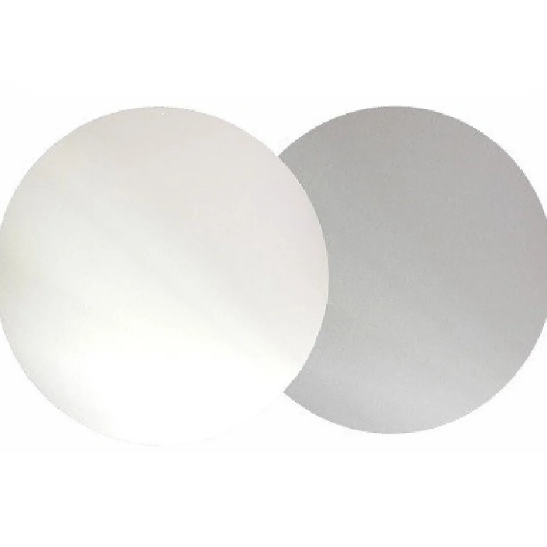 BrandNewCake Taartonderzetter Wit / Zilver Ø24cm 100st.* Taartkartons En Randen