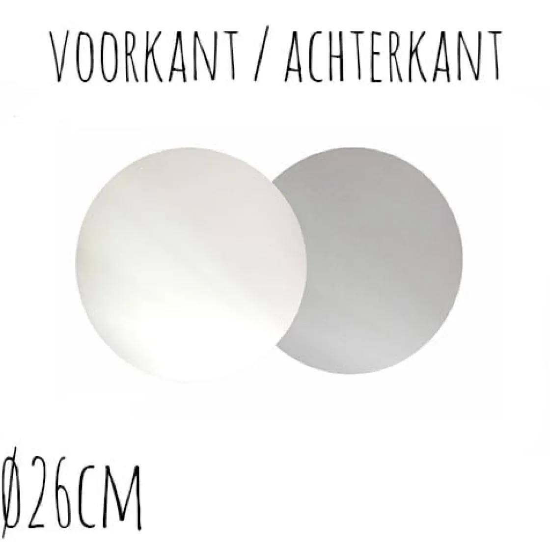 BrandNewCake Taartonderzetter Wit / Zilver Ø26cm 100st.* Taartkartons En Randen