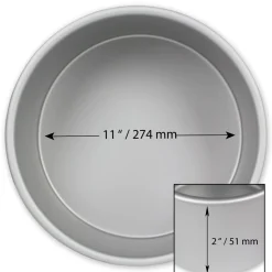 PME Taartpan rond Ø28 x 5cm* Ronde Bakvormen