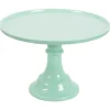 Overig Taartplateau Mint Groen Melamine Ø30x20cm* Taartplateaus