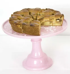 Overig Taartplateau Roze Melamine Ø30x20cm* Taartplateaus