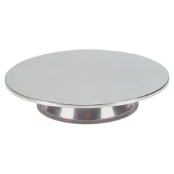 Overig Taartplateau RVS Ø30x6cm* Taartplateaus