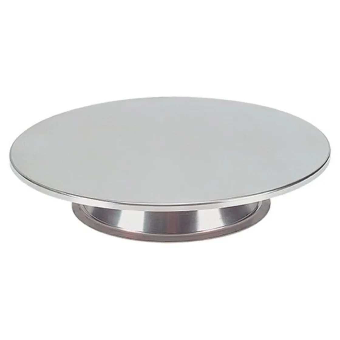 Overig Taartplateau RVS Ø30x6cm* Taartplateaus