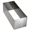 Overig Taartring Rechthoek 25x10cm* Dessertringen|Rechthoekige Bakvormen