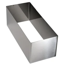 Overig Taartring Rechthoek 25x10cm* Dessertringen|Rechthoekige Bakvormen