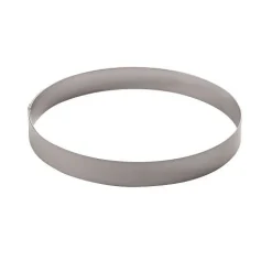 Martellato Taartring RVS Ø16 x 2 cm*** Dessertringen|Ronde Bakvormen