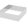 Overig Taartring RVS Vierkant 16x16x5cm* Dessertringen|Vierkante Bakvormen