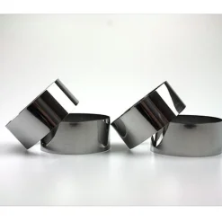 Overig Taartring Ø10x4,5cm (set/4)* Dessertringen|Ronde Bakvormen