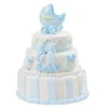 Overig Taarttopper Baby Boy Taart Polystone 7,5cm* Geboortefiguren