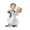 Overig Taarttopper Bruidspaar Dansend Polystone 8cm* Bruidsparen