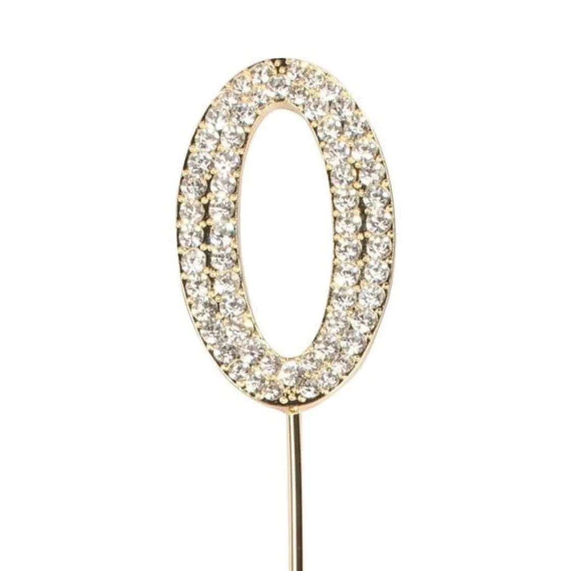 Culpitt Taarttopper Diamant Goud #0 45mm*** Prikkers En Ringen|Geboortefiguren