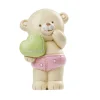 Overig Taarttopper Teddybeer Roze Polystone 6cm*** Geboortefiguren