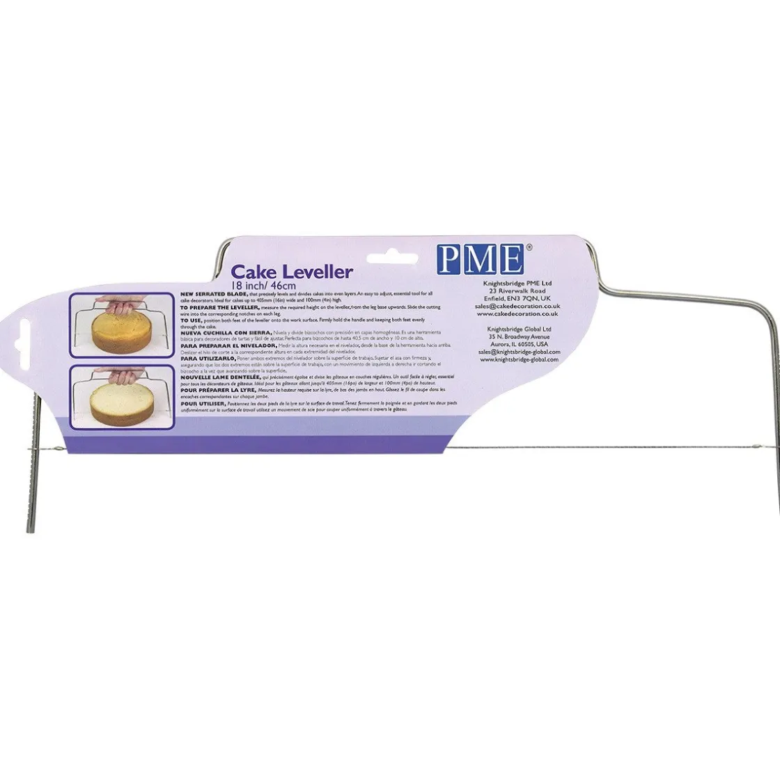 PME Taartzaag/ cake leveller - 46 cm* Messen En Zagen