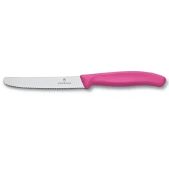 Victorinox Tafelmesje gekarteld Roze 10cm* Messen En Zagen