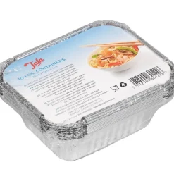 Tala Aluminium Bakvorm met Deksel 15x12x5cm Set/10* Taartkartons En Randen