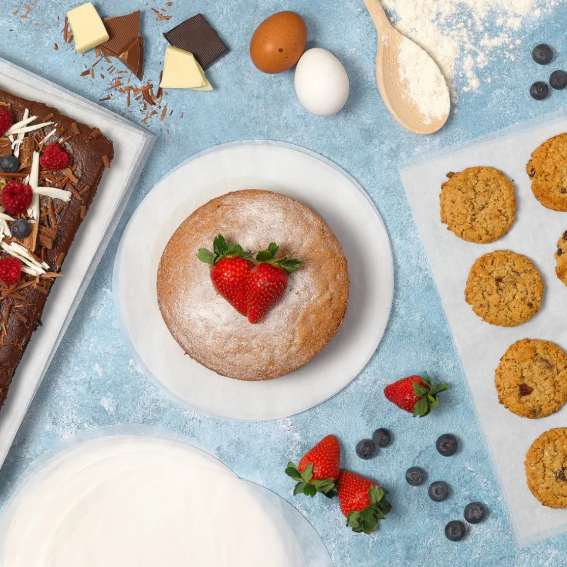 Tala Bakpapier Rond Gesiliconeerd Ø23cm 20st.* Bakhulpmiddelen