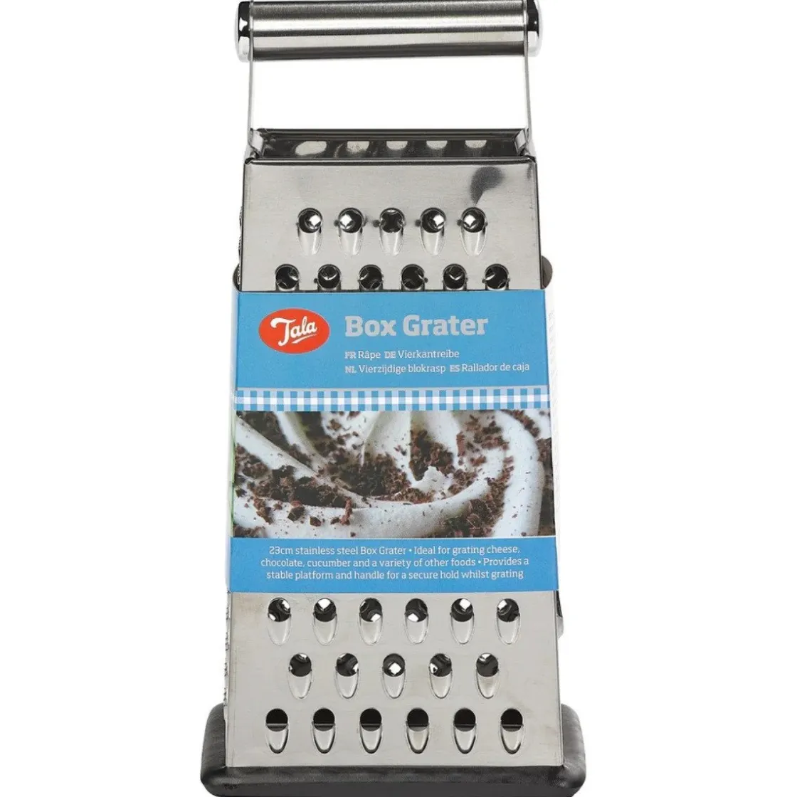 Tala Blokrasp Vierzijdig RVS 23cm* Schillen En Raspen