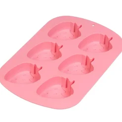 Tala Siliconen IJsblokjesvorm Aardbei (6)* Bakvormen Siliconen|Ijs En Dessert Vormen