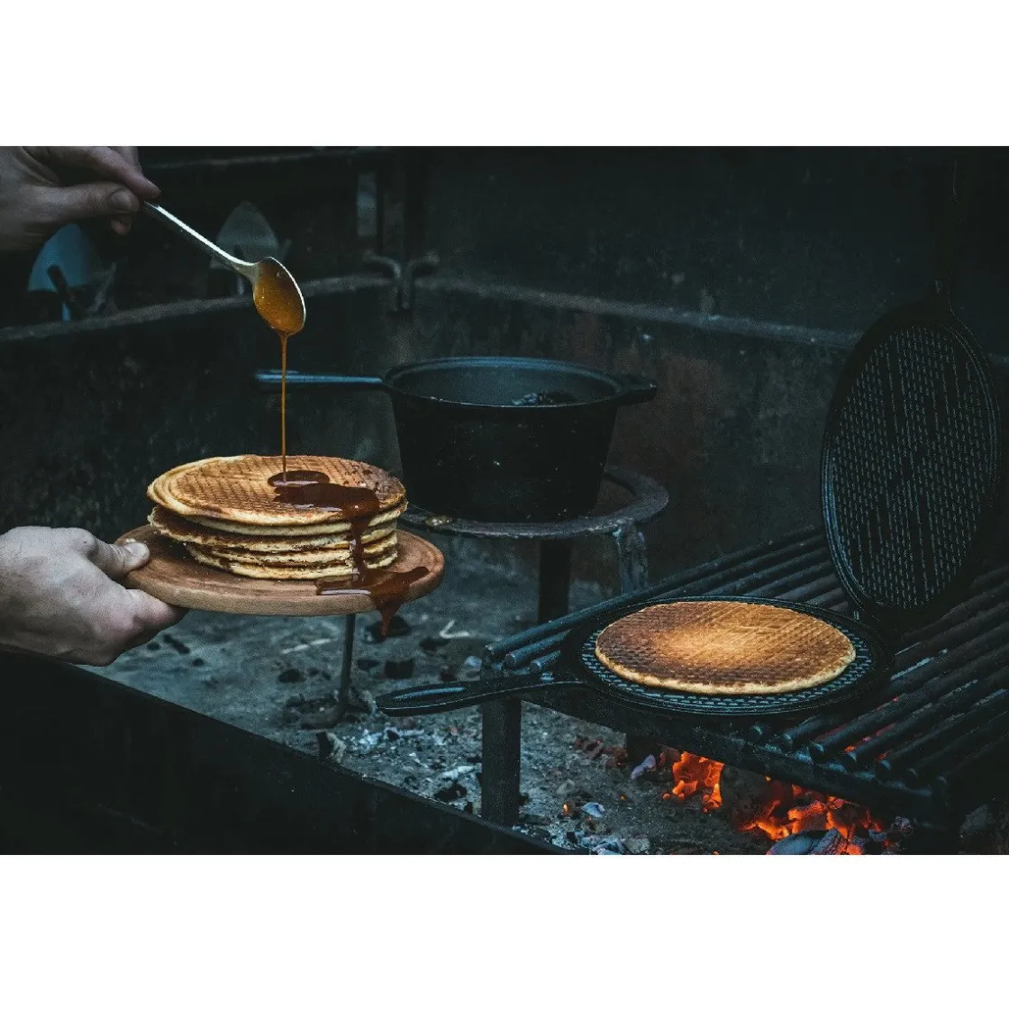 The Windmill Stroopwafelijzer Gietijzer* Speciale Bakvormen