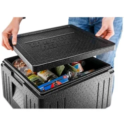 Thermohauser Thermobox Pizza Incl. Deksel Eco Line 41x41x23,5cm* Thermoboxen