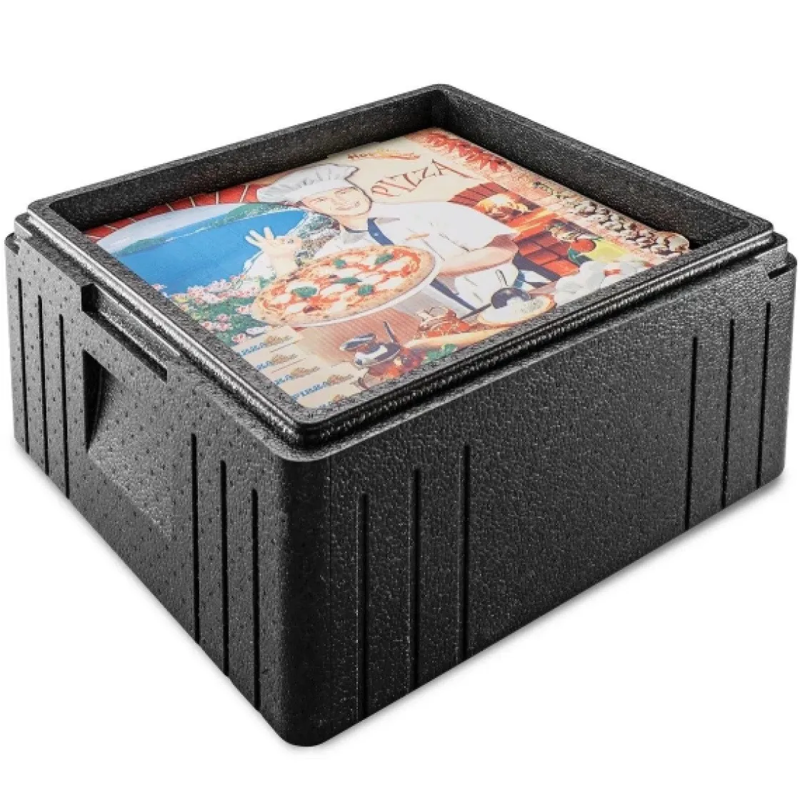 Thermohauser Thermobox Pizza Incl. Deksel Eco Line 41x41x23,5cm* Thermoboxen