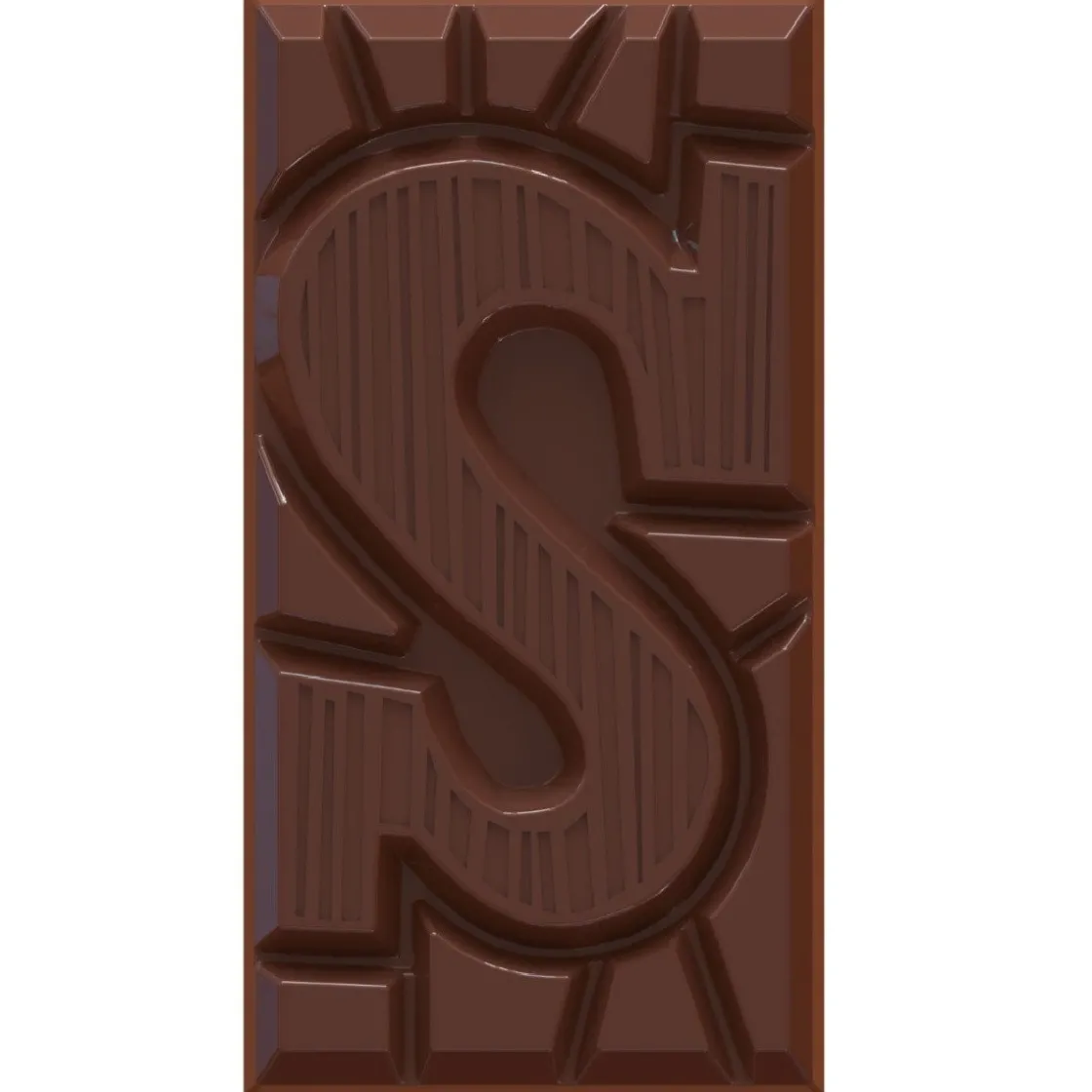 Overig Tony's Chocolonely Letterreep Puur - S - 180g* Snoepgoed|Chocolade Decoraties