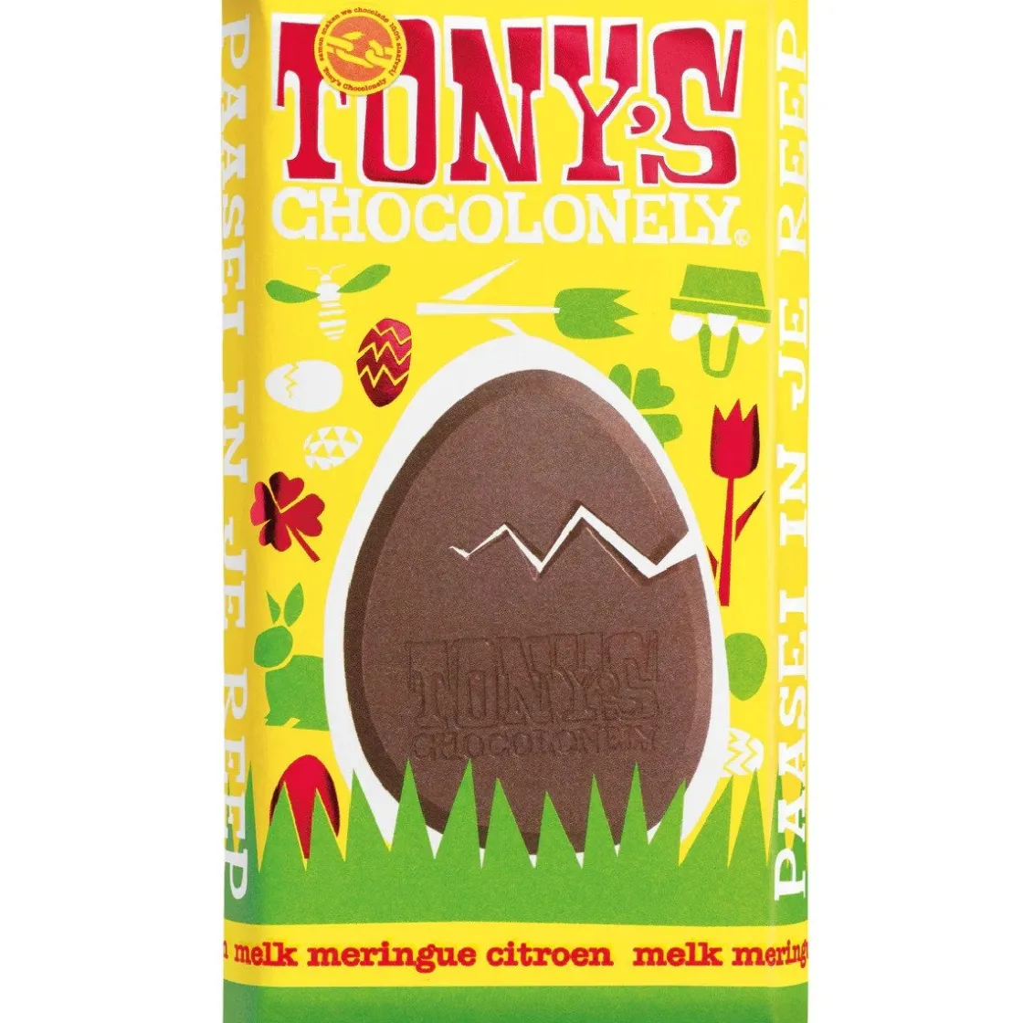 Overig Tony's Chocolonely Paasreep Melk / Meringue / Citroen 180g* Snoepgoed|Chocolade Decoraties