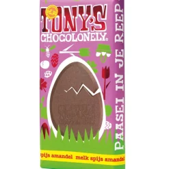 Overig Tony's Chocolonely Paasreep Melk / Spijs / Nootjes 180g* Snoepgoed|Chocolade Decoraties