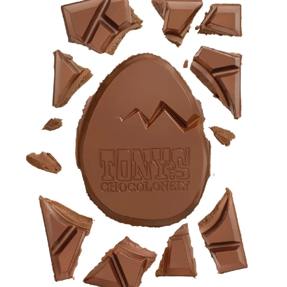 Overig Tony's Chocolonely Paasreep Melk / Spijs / Nootjes 180g* Snoepgoed|Chocolade Decoraties