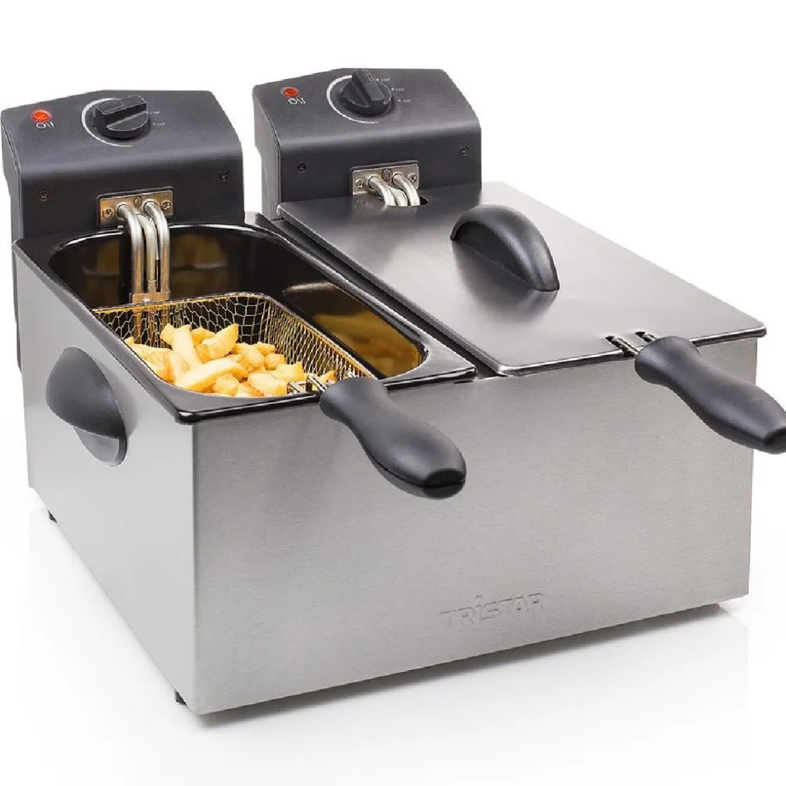 Tristar Dubbele Friteuse 2x3L* Bak- En Kookapparaten