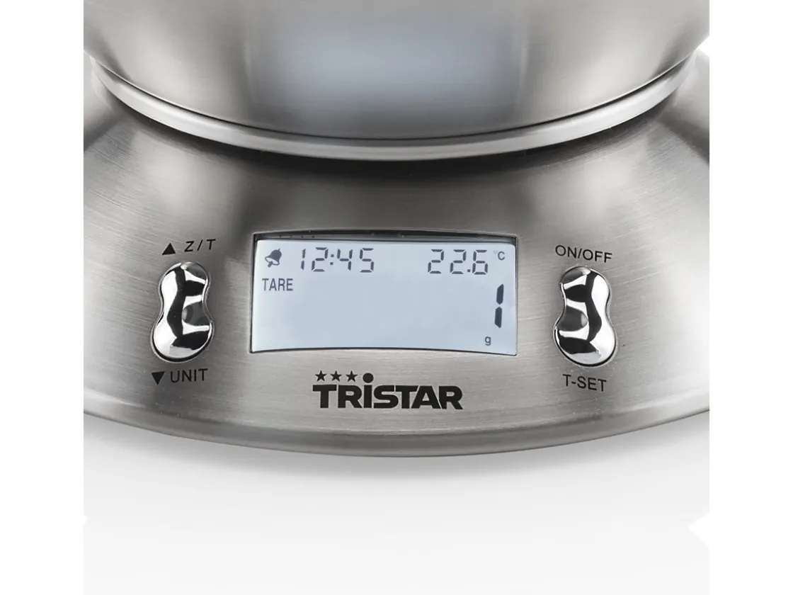Tristar Keukenweegschaal met Mengkom 5kg* Meten En Wegen|Weegschalen