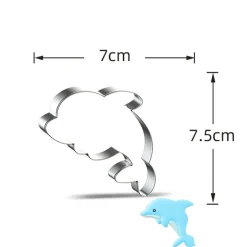 Happy Sprinkles Uitsteker RVS Dolfijn*** Figuur Stekers