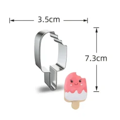 Happy Sprinkles Uitsteker RVS IJslolly* Figuur Stekers