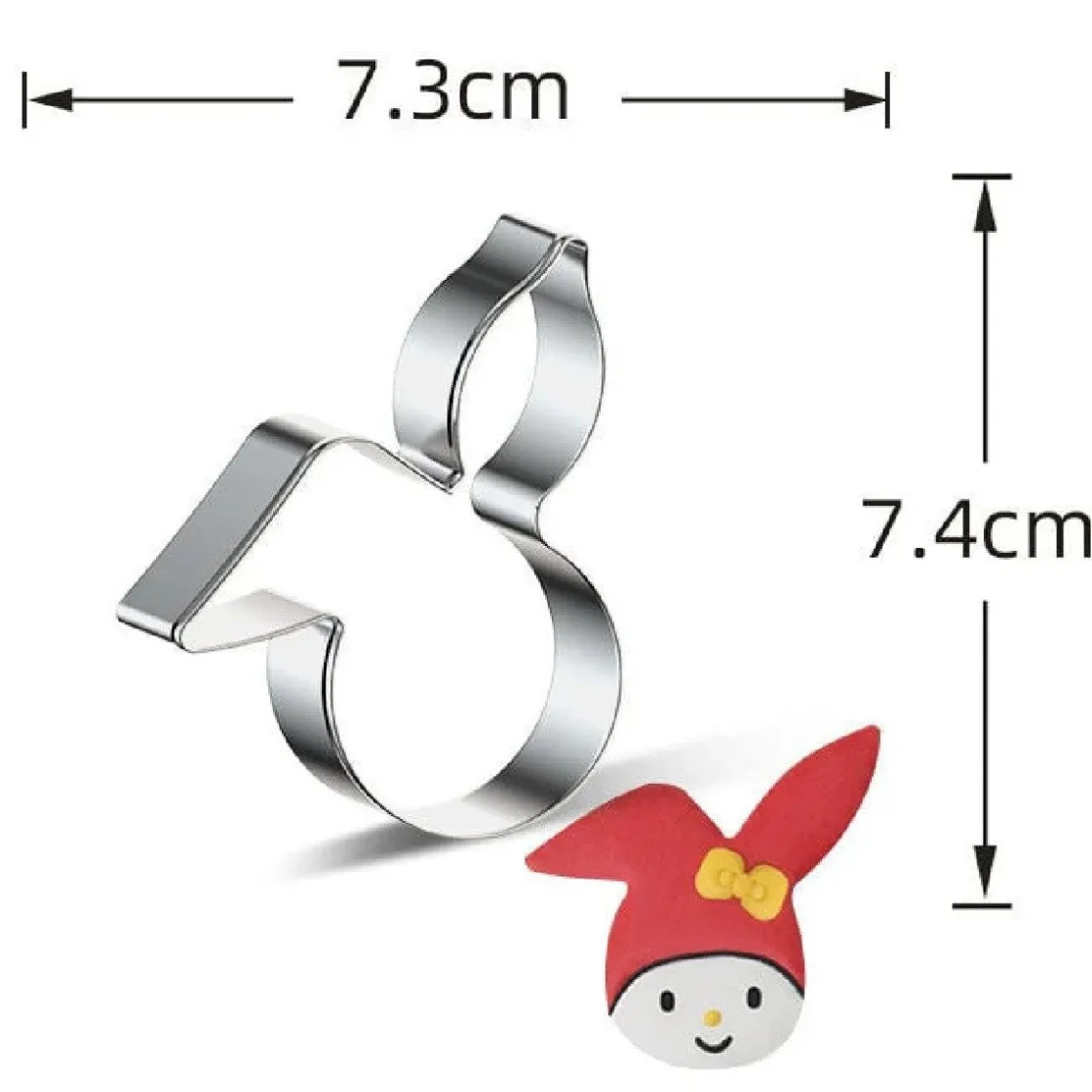 Happy Sprinkles Uitsteker RVS Konijn* Figuur Stekers