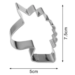 Happy Sprinkles Uitsteker RVS Unicorn Hoofd*** Figuur Stekers