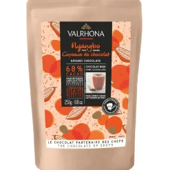 Valrhona Cacaopoeder Puur Nyangbo (68%) 250g* Cacaoproducten|Chocolade