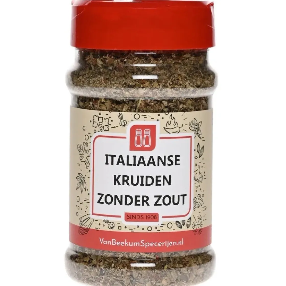 Van Beekum Italiaanse Kruiden zonder Zout 60g* Kruiden En Specerijen
